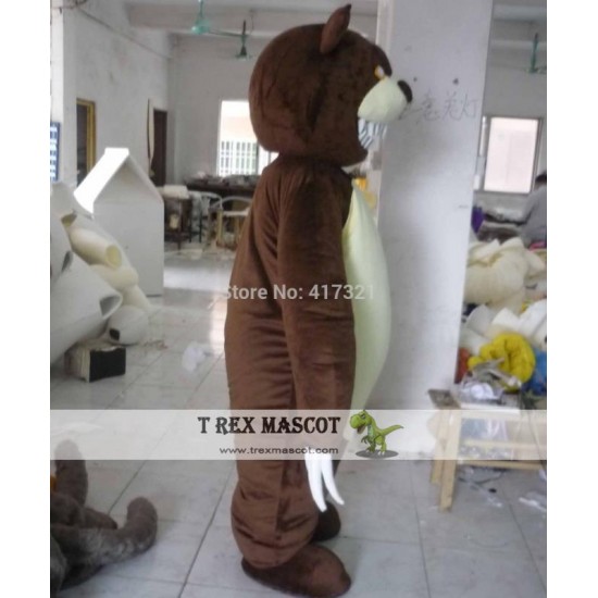 Chocolate Bear With Long Nails Mascot Costume Adult Bear Mascot Chocolate Bear With Long Nails Mascot Costume Adult Bear Mascot