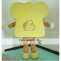 Yellow Material Mascot Bread Mascot Costume For Adult