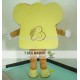 Yellow Material Mascot Bread Mascot Costume For Adult