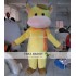 Yellow Cattle Mascot Costume Adult Cow Mascot Costume