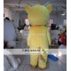 Yellow Cattle Mascot Costume Adult Cow Mascot Costume