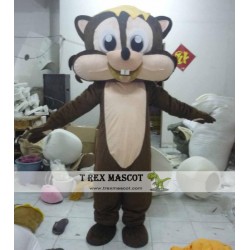 Smart Chipmunk Mascot Costume Adult Chipmunk Costume