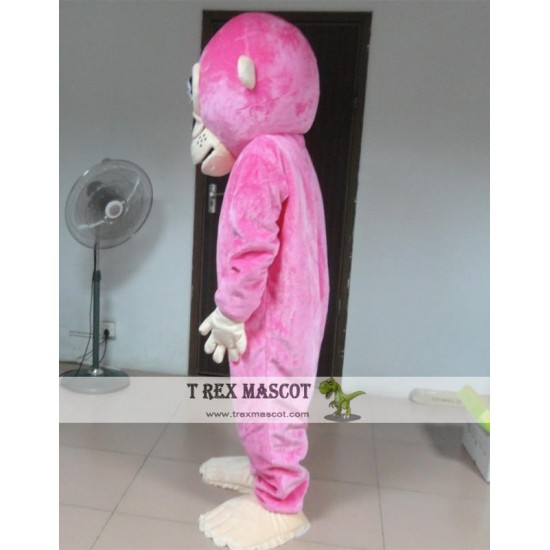 Pink Chimpanzee Mascot Costume Eva Chimpanzee Costume Pink Chimpanzee Mascot Costume Eva Chimpanzee Costume