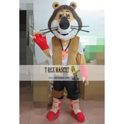 Ebullient Lion Mascot Costume For Adults Lion Mascot