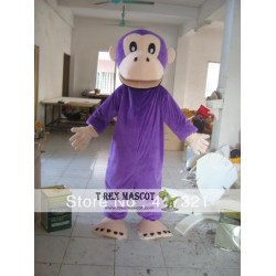 Adult Purple Gorilla Mascot Costume Gorilla Costume