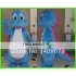 Adult Mascot Costume Blue Dinosaurs Mascot Costume