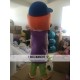 Cool Debby Little Girl Young Girl Cartoon Mascot Costume Blue Clear Eyes Purple Cool Debby Little Girl Young Girl Cartoon Mascot Costume Blue Clear Eyes Purple