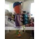 Cool Debby Little Girl Young Girl Cartoon Mascot Costume Blue Clear Eyes Purple Cool Debby Little Girl Young Girl Cartoon Mascot Costume Blue Clear Eyes Purple