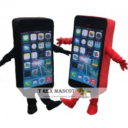 Shoot Cell Phone Mascot Costume Mobile Phone Iphone
