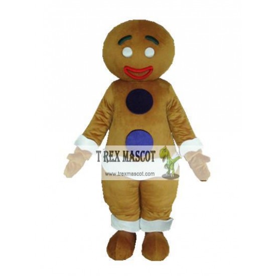 Gingerbread Man Mascot Costume For Adult Gingerbread Man Mascot Costume For Adult