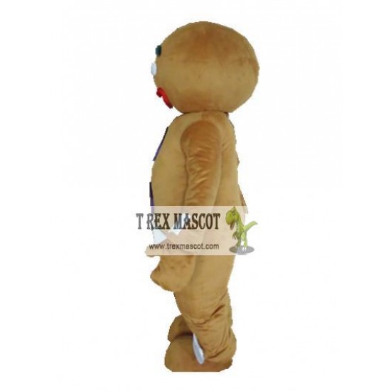 Gingerbread Man Mascot Costume For Adult Gingerbread Man Mascot Costume For Adult