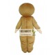 Gingerbread Man Mascot Costume For Adult Gingerbread Man Mascot Costume For Adult