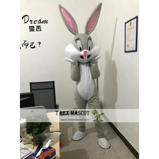 Easter Bunny Mascot Costumes Rabbit Bugs Bunny Adult Mascot
