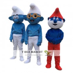 Adult Blue Elves Mascot Costume Elf Clothing Christmas