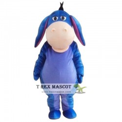 Adult Blue Eeyore Donkey Mascot Costume