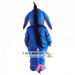 Adult Blue Eeyore Donkey Mascot Costume