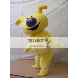 Yellow Dog Cartoon Mascot Costumes Design