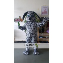 Lucky Dalmatian Dog Mascot Head Costume