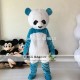Blue Panda Mascot Costume Animal Funny Bear Mascot Cosplay Costume Blue Panda Mascot Costume Animal Funny Bear Mascot Cosplay Costume