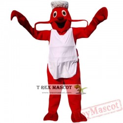 Animal Lobster Chef Mascot Costume for Adult & Kids