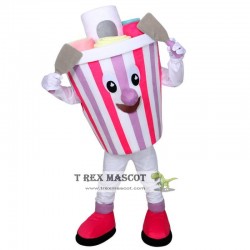 Ice Cream Shop Cup Mascot Costume