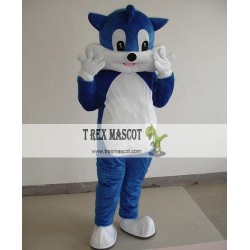 Animal Costume Blue Cat Mascot Costume