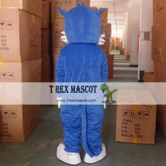 Animal Costume Blue Cat Mascot Costume