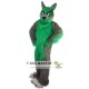 Long Hair Green Wolf Mascot Costume Adult Long Hair Green Wolf Mascot Costume Adult