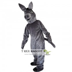 Grey Donkey Mascot Costume Adult