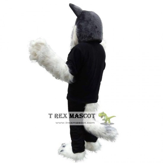 Police Gray Wolf Mascot Costume Adult Police Gray Wolf Mascot Costume Adult