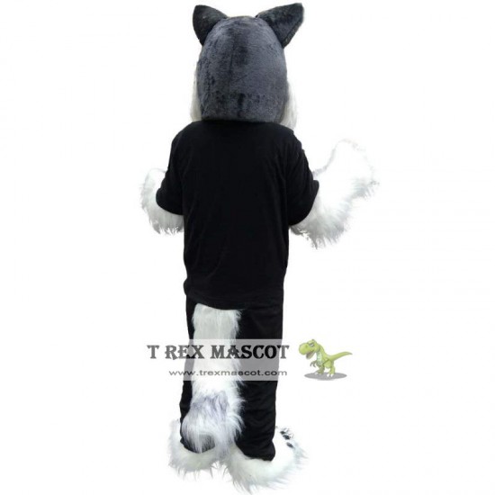 Police Gray Wolf Mascot Costume Adult Police Gray Wolf Mascot Costume Adult