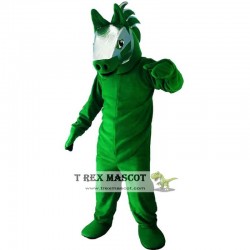 Halloween Green Horse Mascot Costume