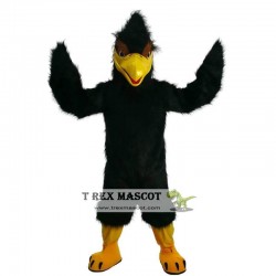 Halloween Black Eagle Mascot Costume