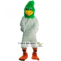 Halloween Green Bird Mascot Costume