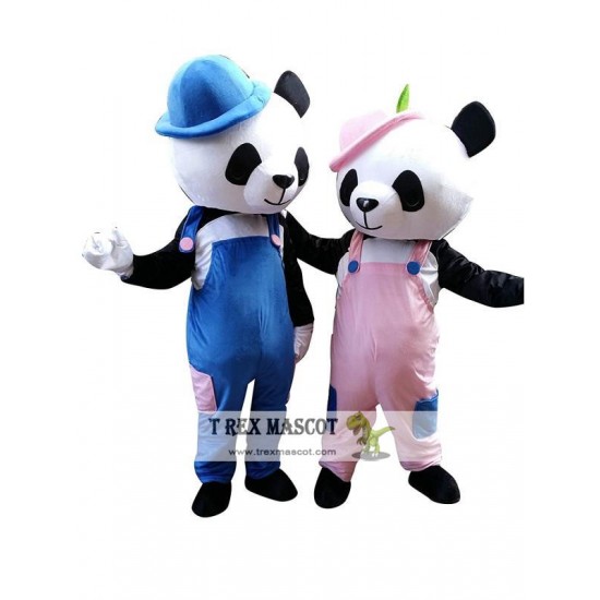 Panda Cartoon Mascot Costume Panda Cartoon Mascot Costume