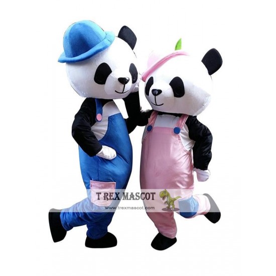 Panda Cartoon Mascot Costume Panda Cartoon Mascot Costume