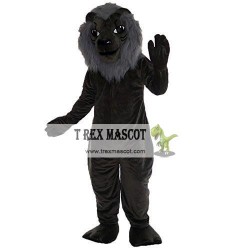 Grey Lion Mascot Costume
