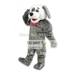 Grey Dog Mascot Costume for Adult