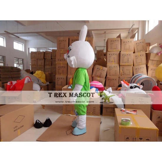 Christmas Rabbit Mascot Costumes for Adults Christmas Rabbit Mascot Costumes for Adults