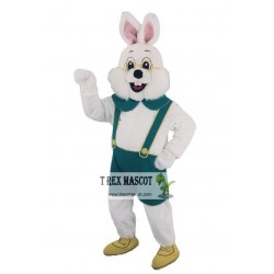 Bavarian Rabbit Mascot Costume for Adults