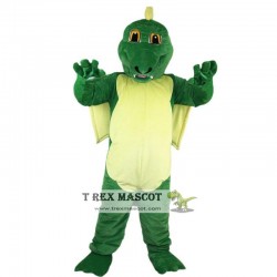 Green Dinosaur / Magic Dragon Mascot Costume