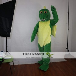Green Dinosaur / Magic Dragon Mascot Costume