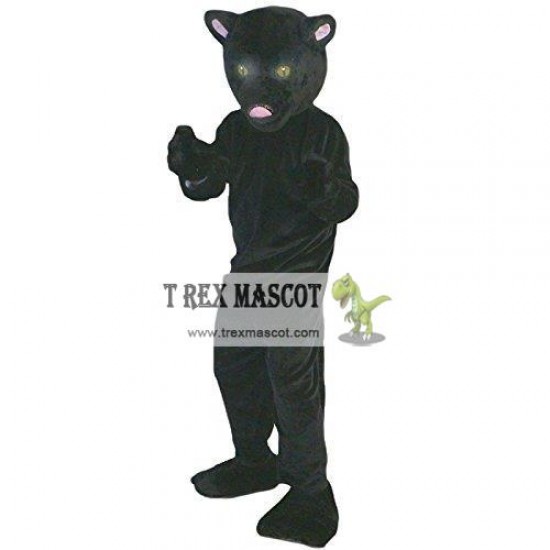 black leopard panther mascot costume