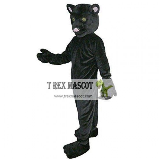 black leopard panther mascot costume