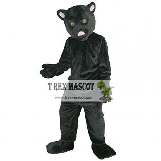 black leopard panther mascot costume