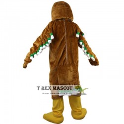 Brown eagle Cartoon Mascot Costume