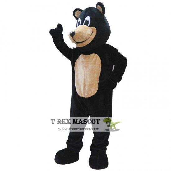 Adult Black Bear Mascot Costume