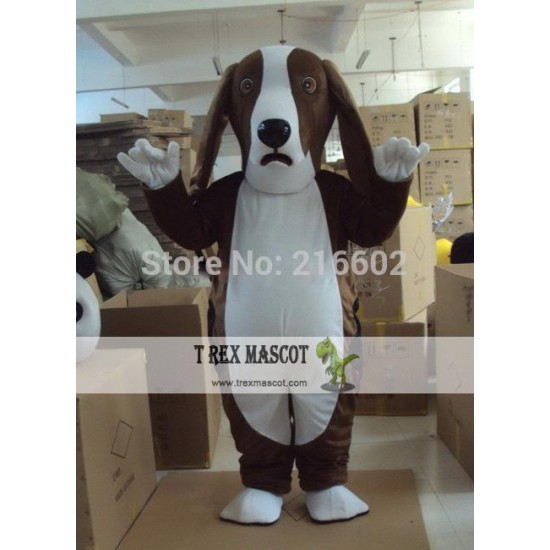 Brown Dog Mascot Costume Brown Dog Mascot Costume