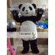 Black And White Panda Mascot Costume Black And White Panda Mascot Costume