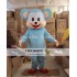 Blue Monkey Adult Mascot Costume